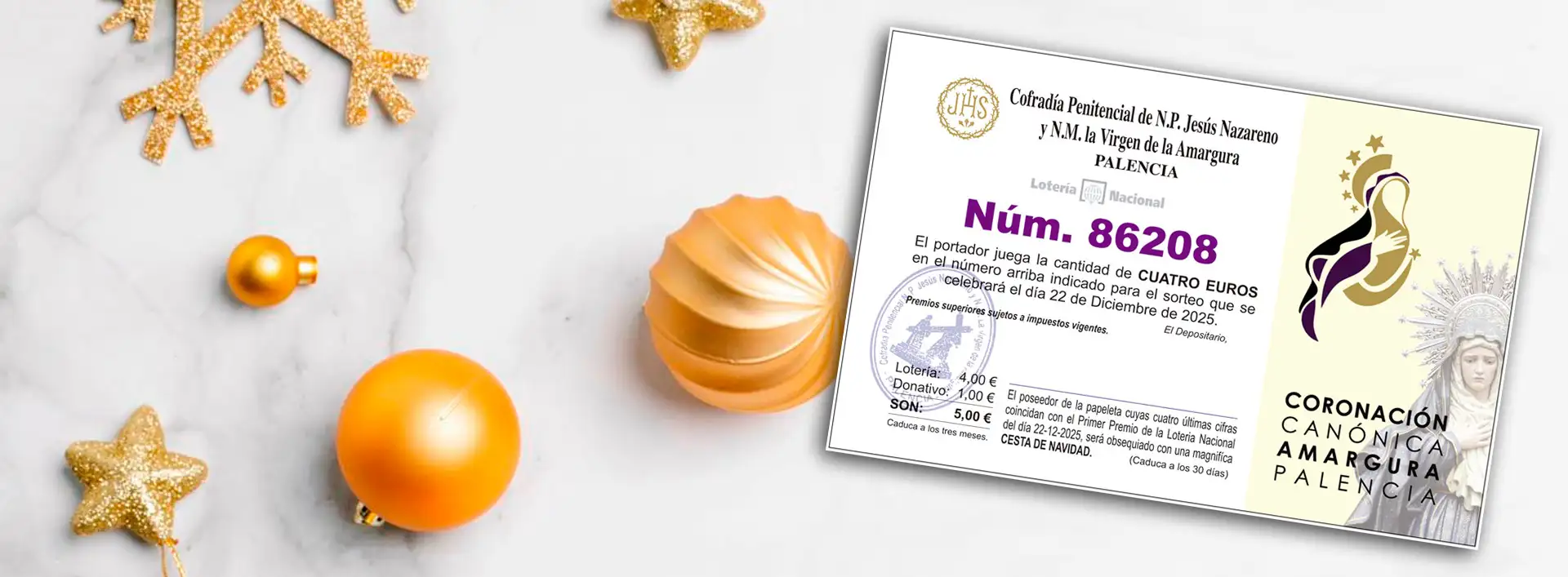 A la venta las papeletas para el sorteo de Navidad del 22 de diciembre